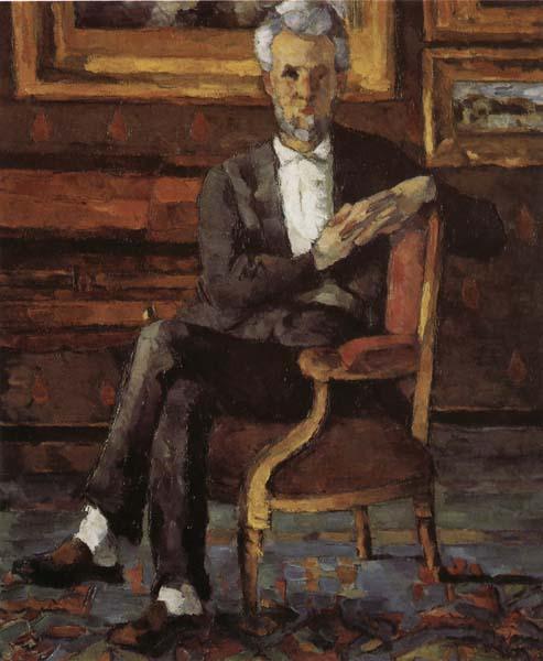 Paul Cezanne Portrait of Victor Chocquet oil painting image